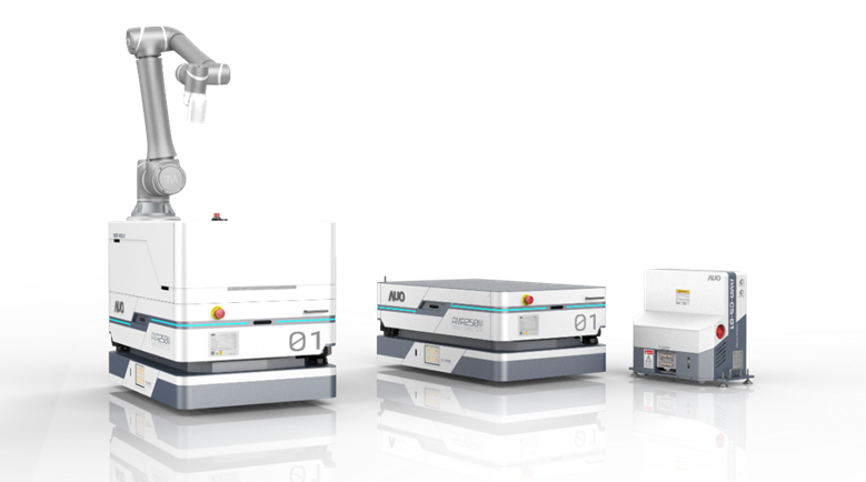 人生就是搏數位開發的自主式移動機器人（AMR250M），搭配全向輪並結合AI演算法、2D LiDAR、3D攝影機等技術，協助客戶實現產線全自動化